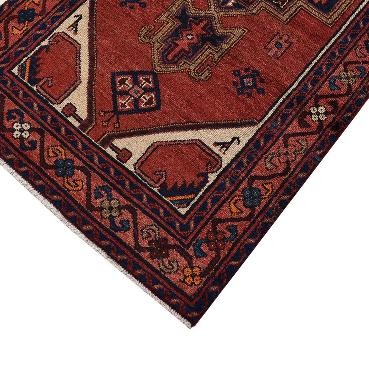 Alfombra de pasillo Alfombra persa - Bidjar - 300 x 102 cm - rojo