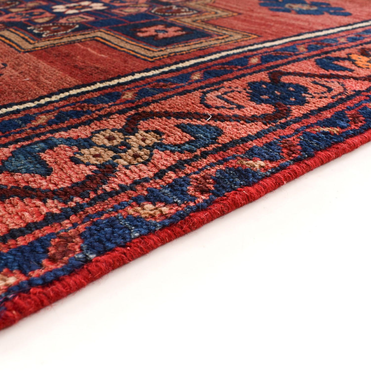 Alfombra de pasillo Alfombra persa - Bidjar - 300 x 102 cm - rojo