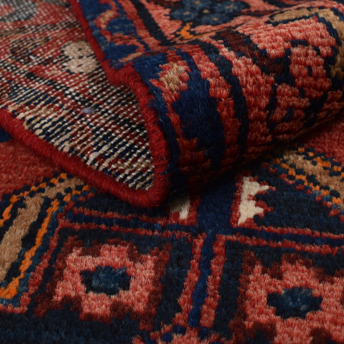 Alfombra de pasillo Alfombra persa - Bidjar - 300 x 102 cm - rojo