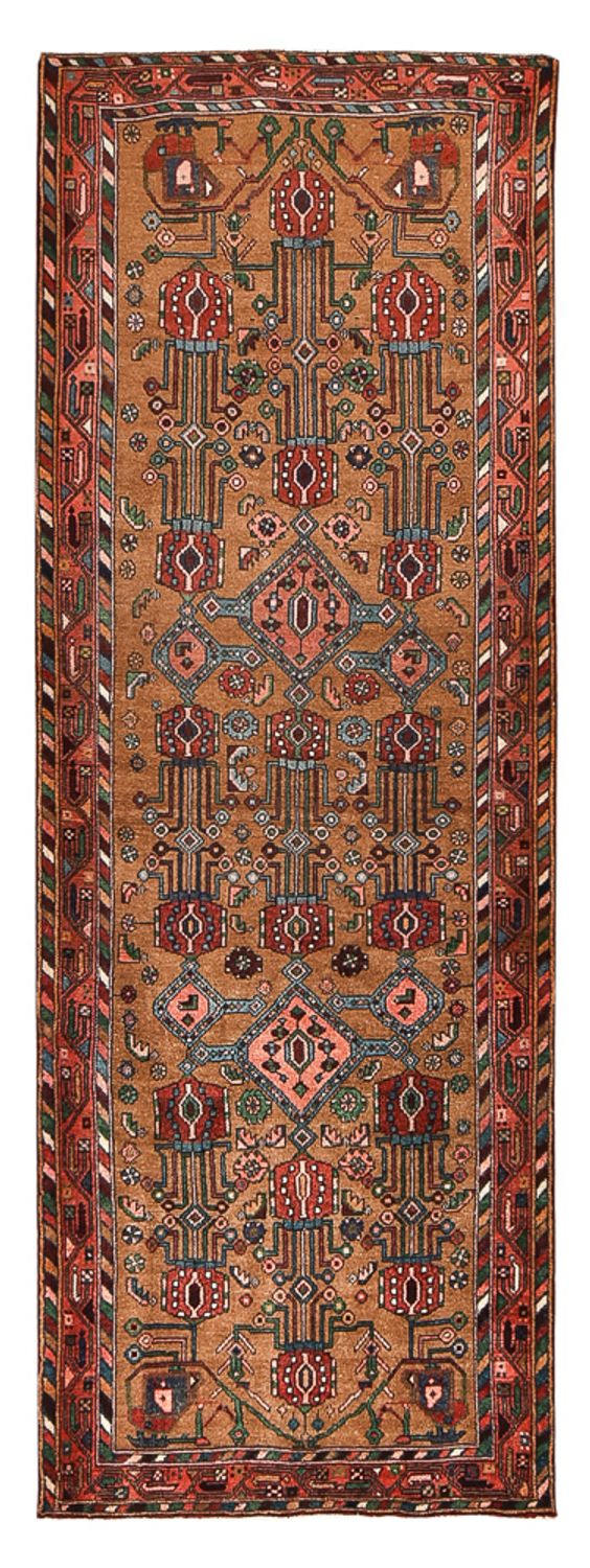 Alfombra de pasillo Alfombra persa - Nómada - 317 x 112 cm - terracota