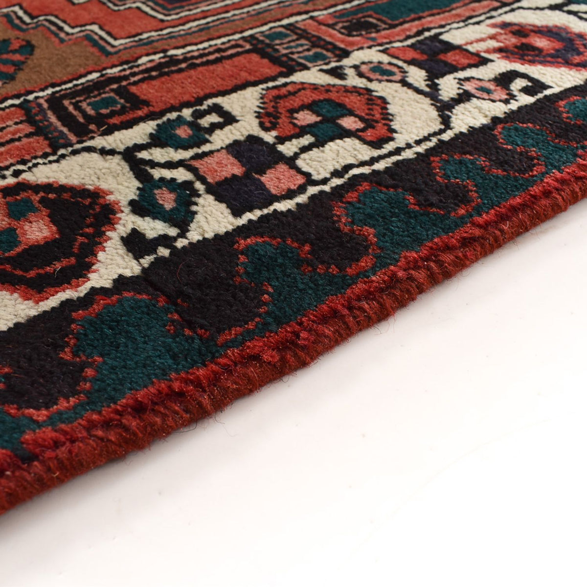 Alfombra de pasillo Alfombra persa - Nómada - 318 x 100 cm - rojo oscuro