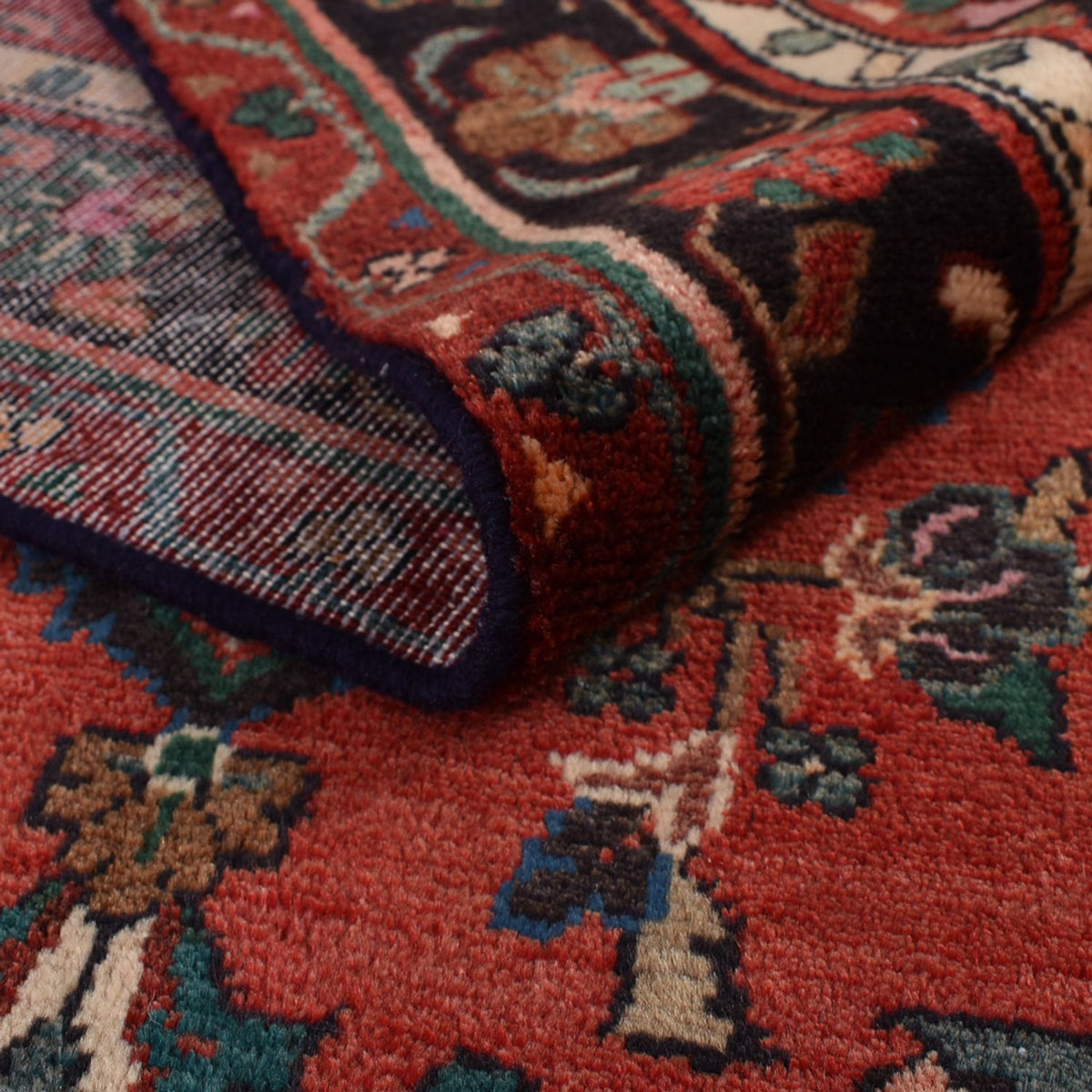 Alfombra de pasillo Alfombra persa - Nómada - 420 x 107 cm - rojo