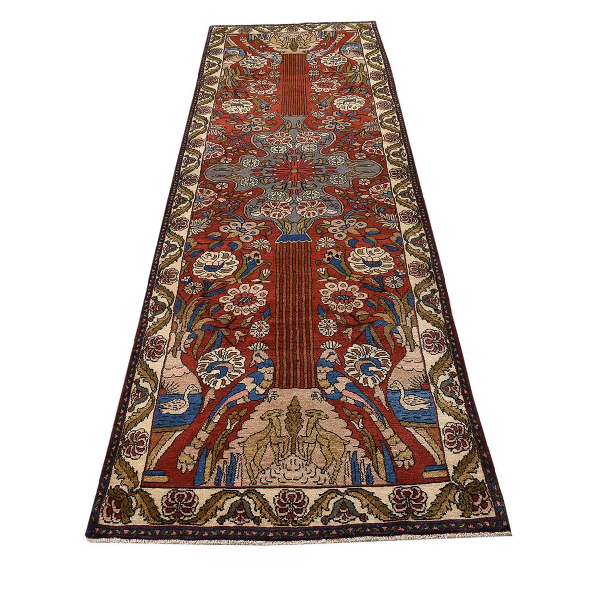 Alfombra de pasillo Alfombra persa - Nómada - 317 x 96 cm - multicolor