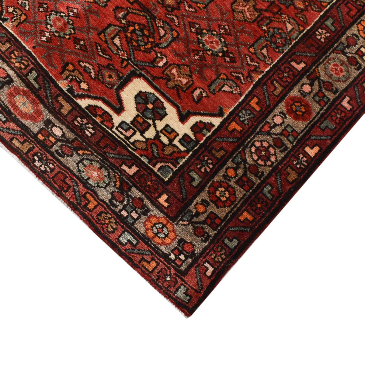 Alfombra de pasillo Alfombra persa - Nómada - 311 x 119 cm - rojo
