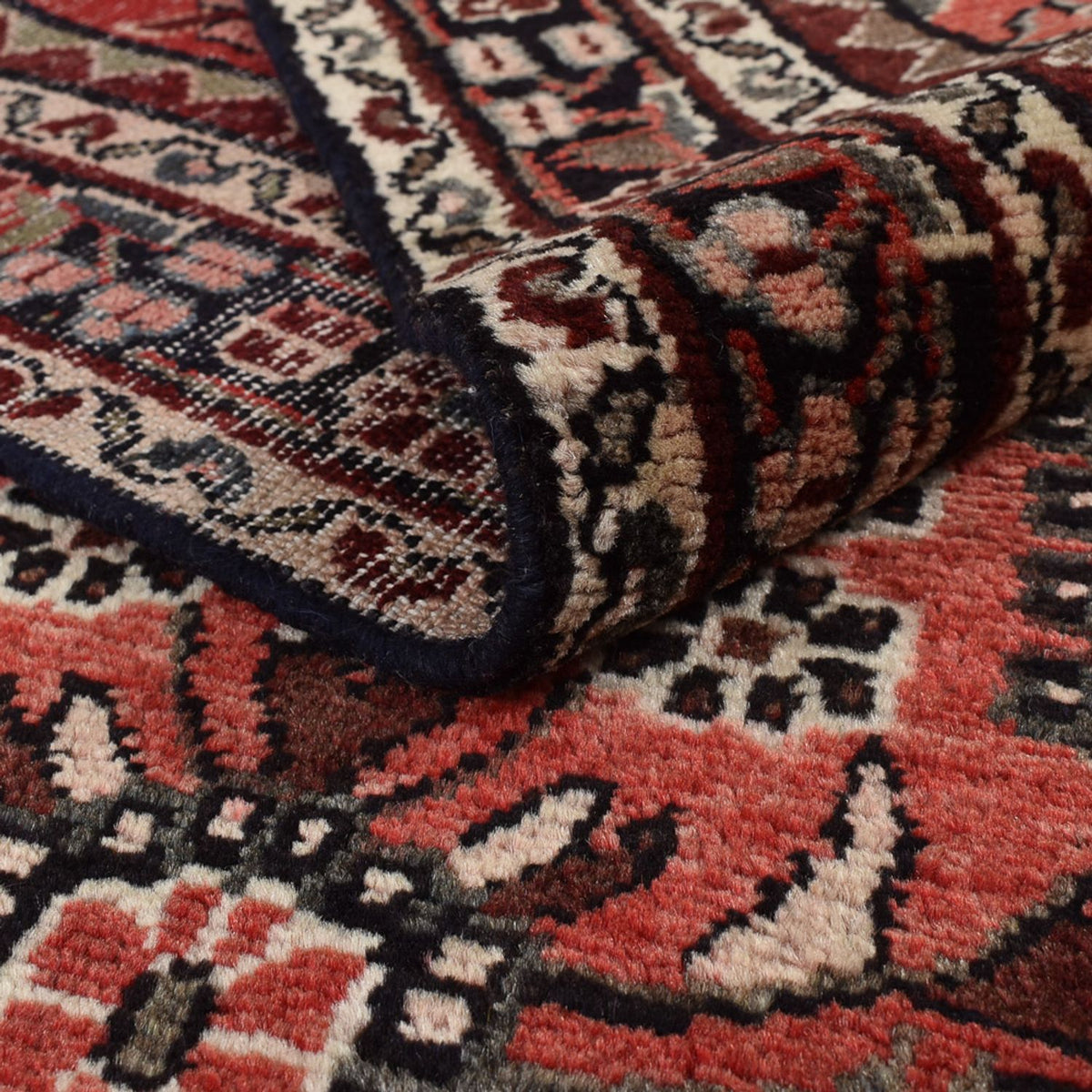 Alfombra de pasillo Alfombra persa - Tabriz - 398 x 110 cm - rojo