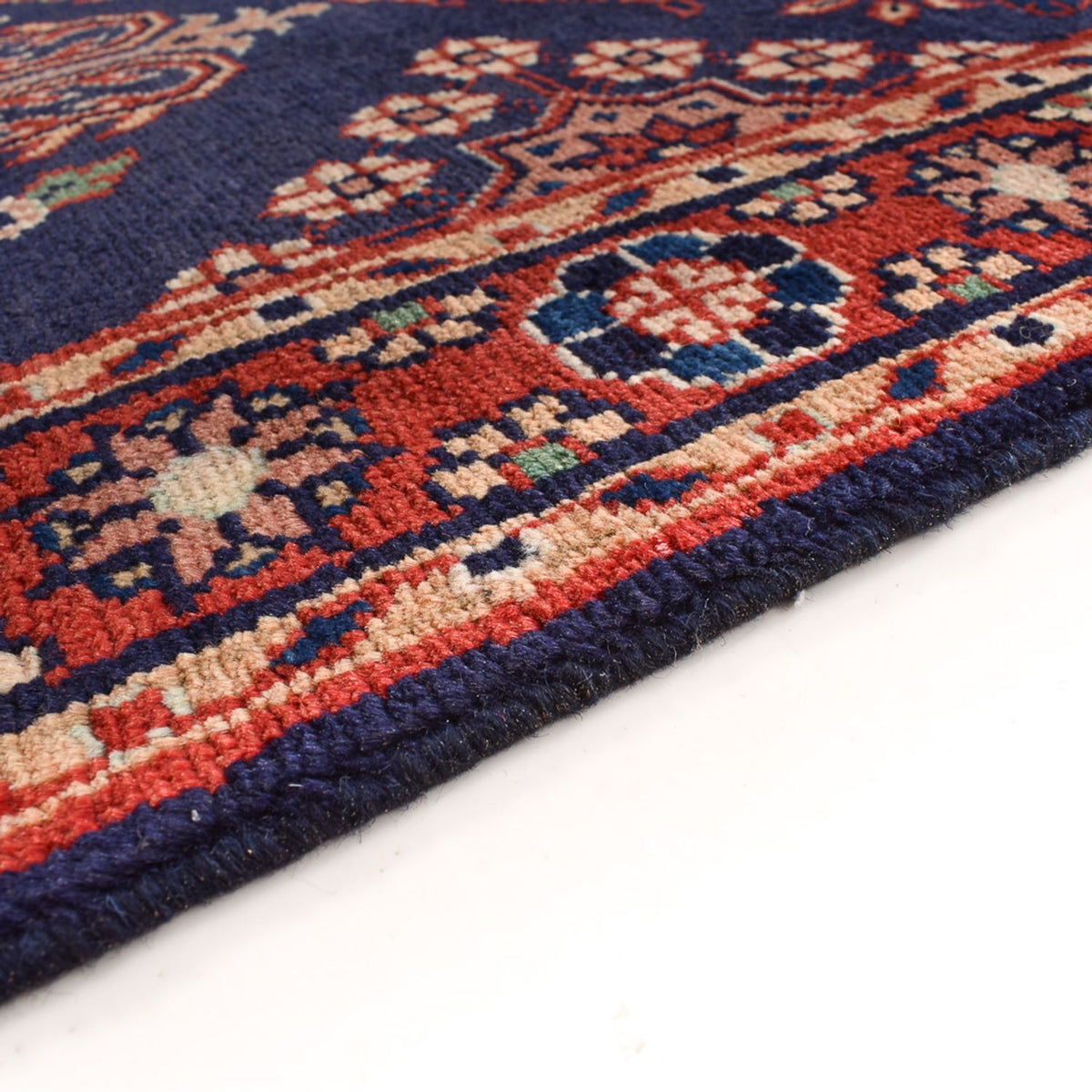 Alfombra de pasillo Alfombra persa - Nómada - 329 x 115 cm - azul oscuro