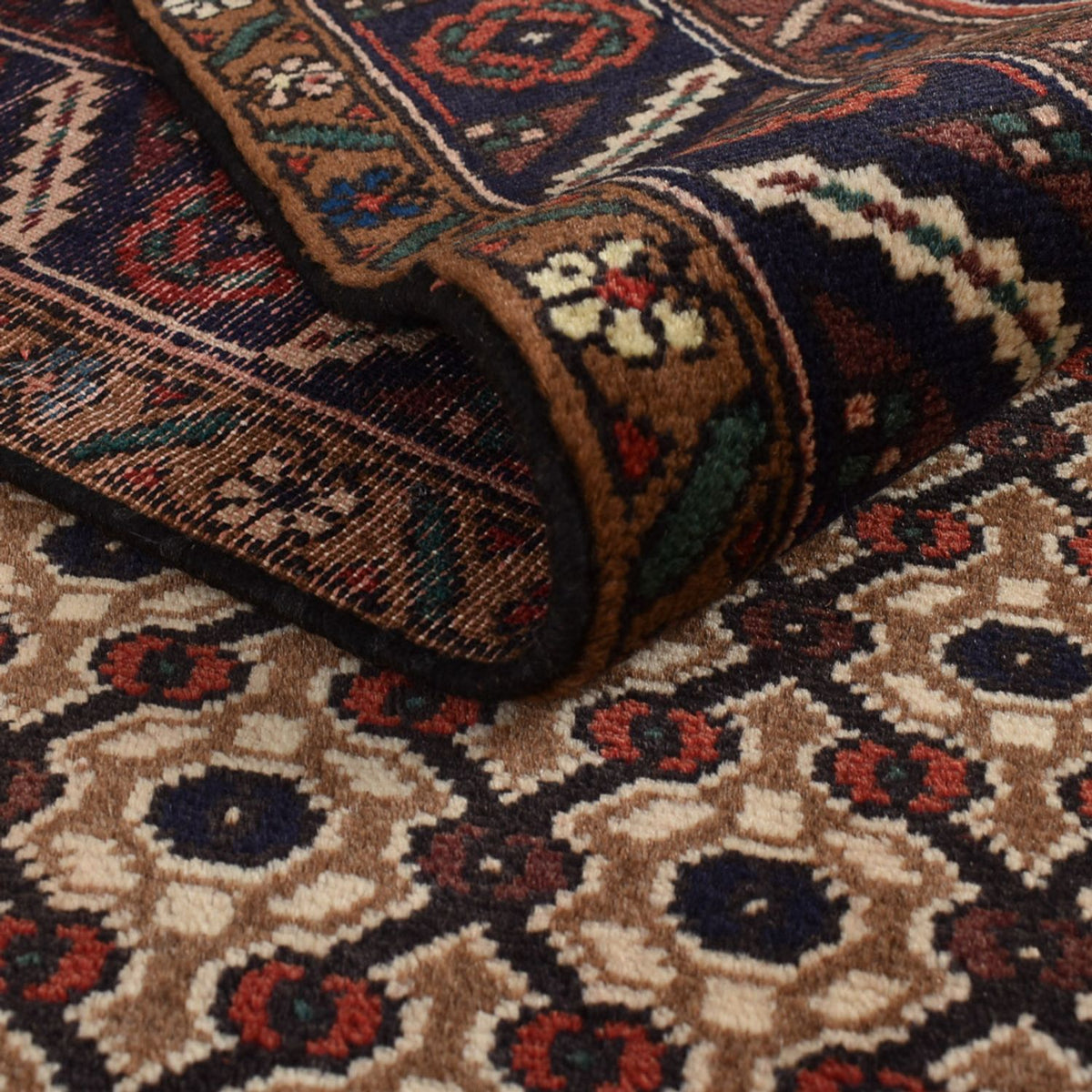 Alfombra de pasillo Alfombra persa - Nómada - 392 x 104 cm - beige
