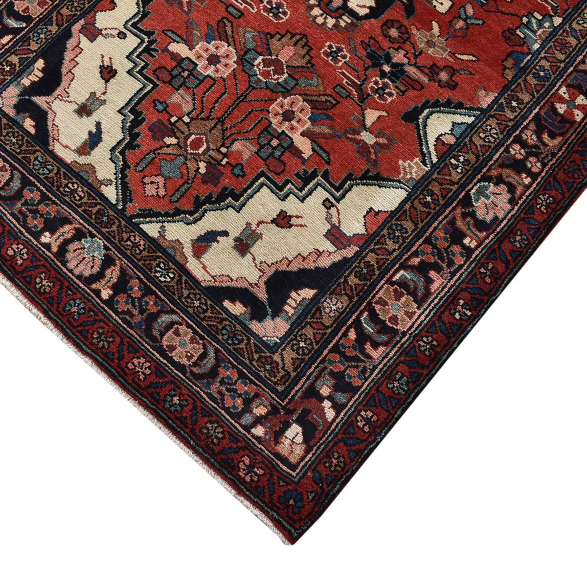 Alfombra de pasillo Alfombra persa - Nómada - 333 x 112 cm - rojo claro