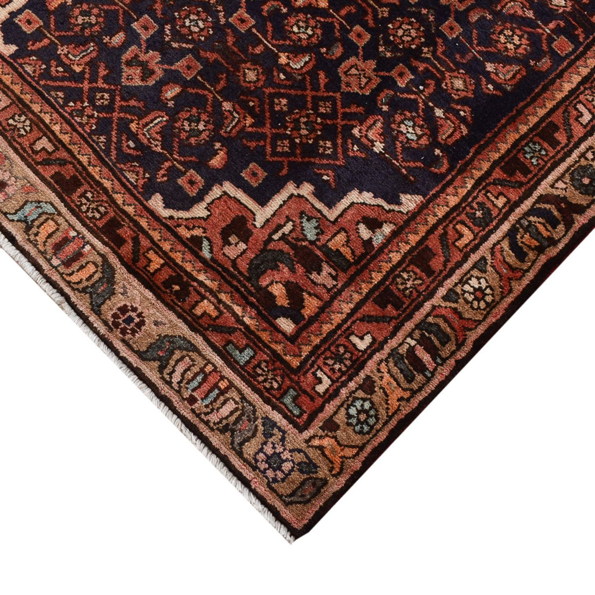Alfombra de pasillo Alfombra persa - Nómada - 313 x 113 cm - rojo oscuro