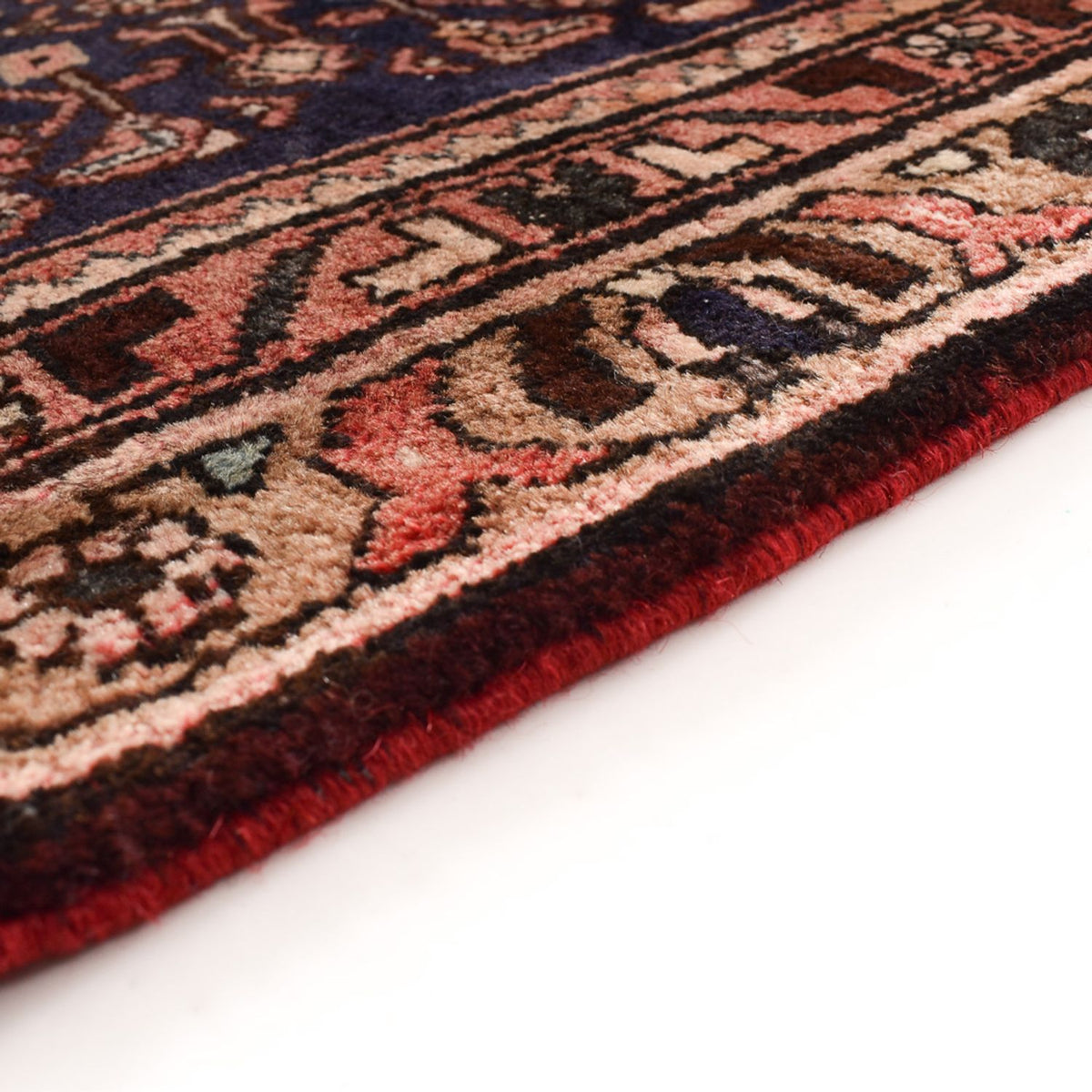 Alfombra de pasillo Alfombra persa - Nómada - 313 x 113 cm - rojo oscuro