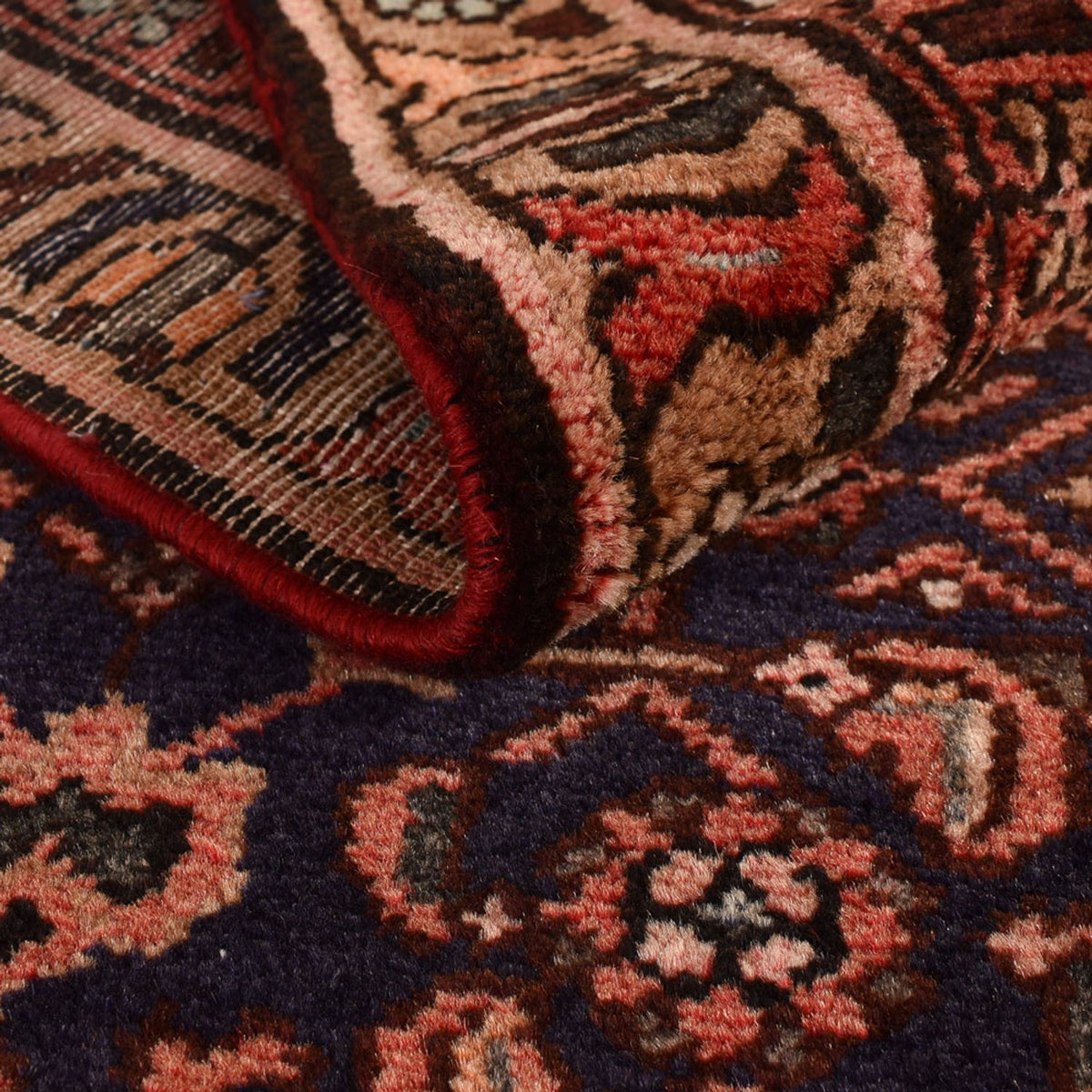 Alfombra de pasillo Alfombra persa - Nómada - 313 x 113 cm - rojo oscuro