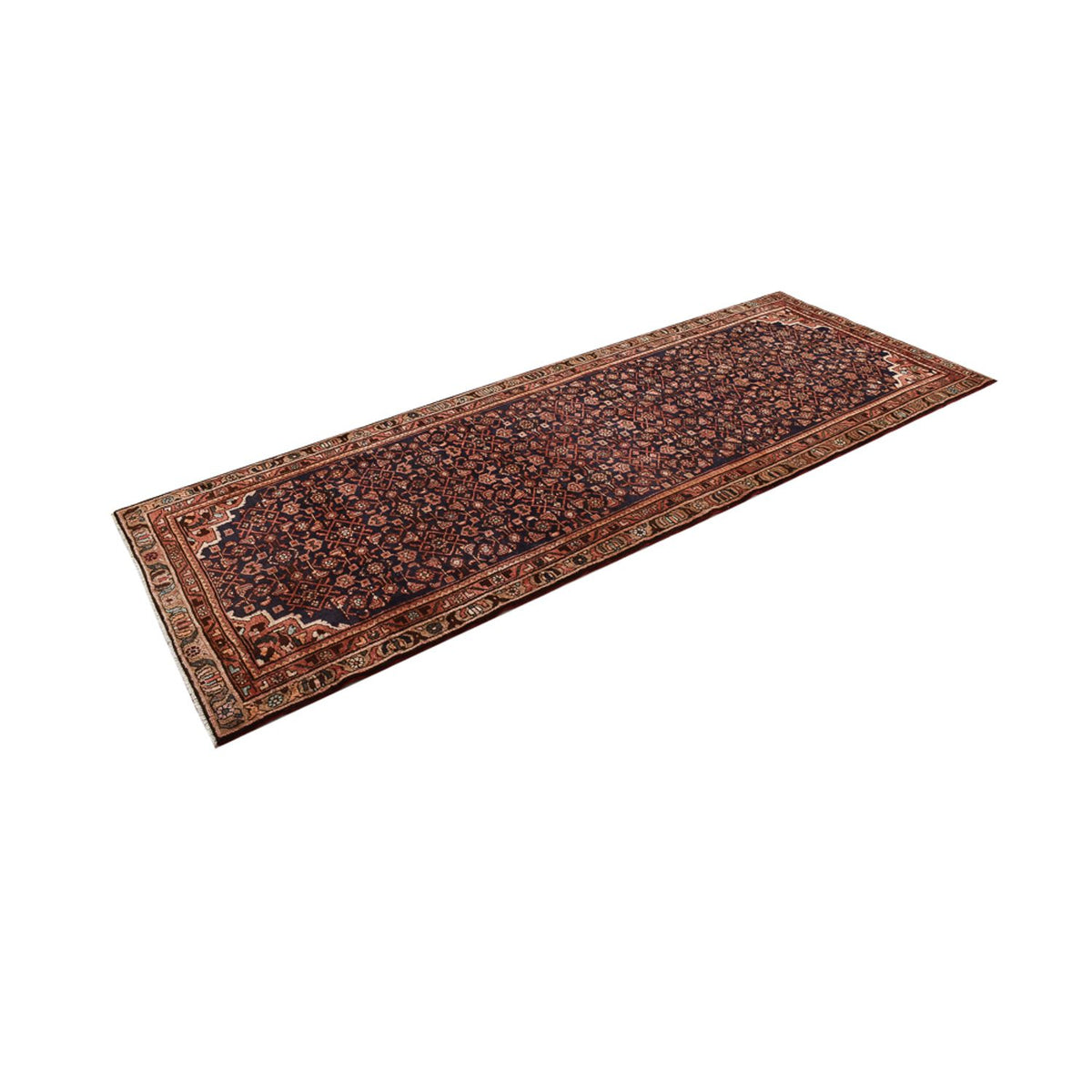 Alfombra de pasillo Alfombra persa - Nómada - 313 x 113 cm - rojo oscuro