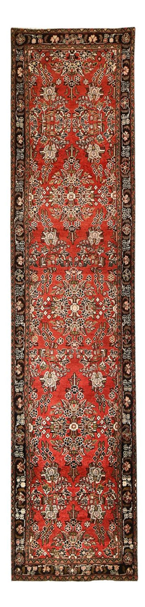 Alfombra de pasillo Alfombra persa - Tabriz - 433 x 95 cm - rojo