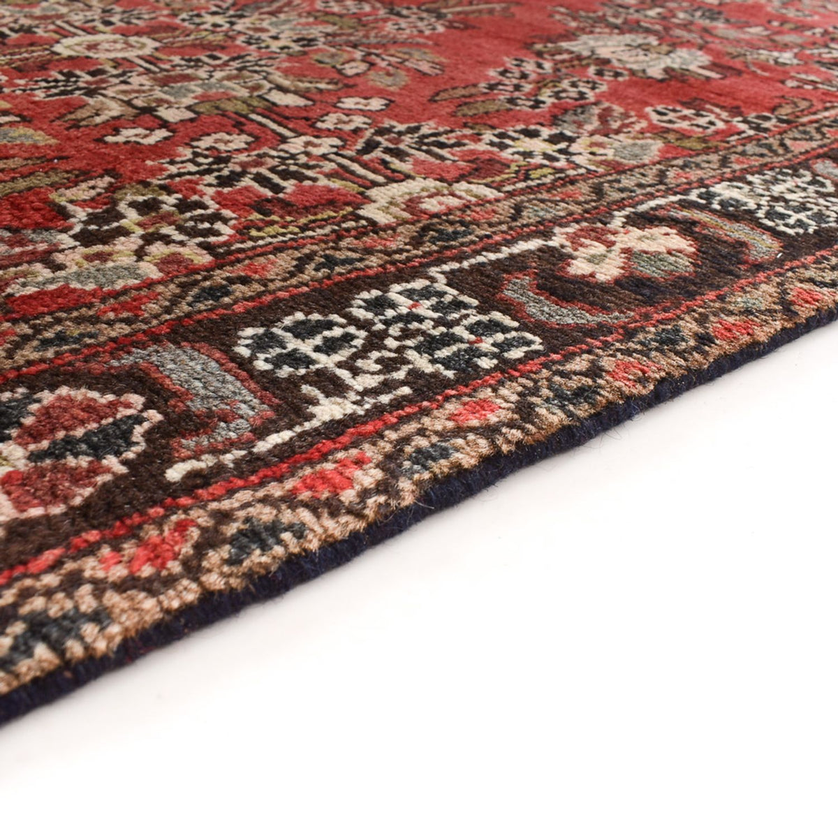 Alfombra de pasillo Alfombra persa - Tabriz - 433 x 95 cm - rojo