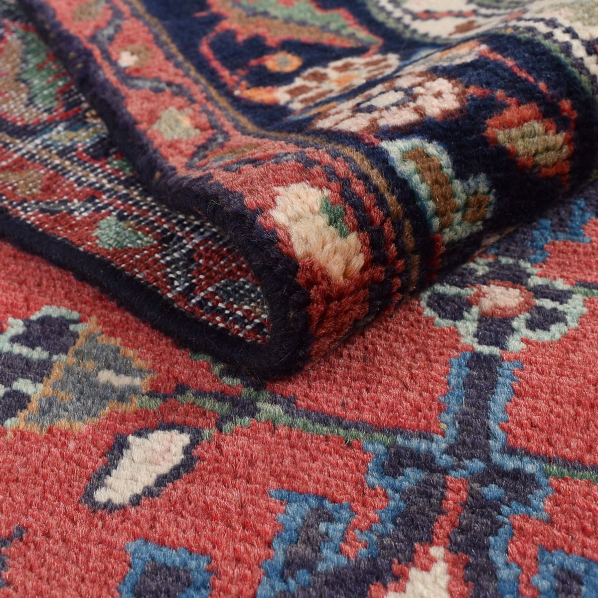 Alfombra de pasillo Alfombra persa - Nómada - 348 x 111 cm - rojo claro