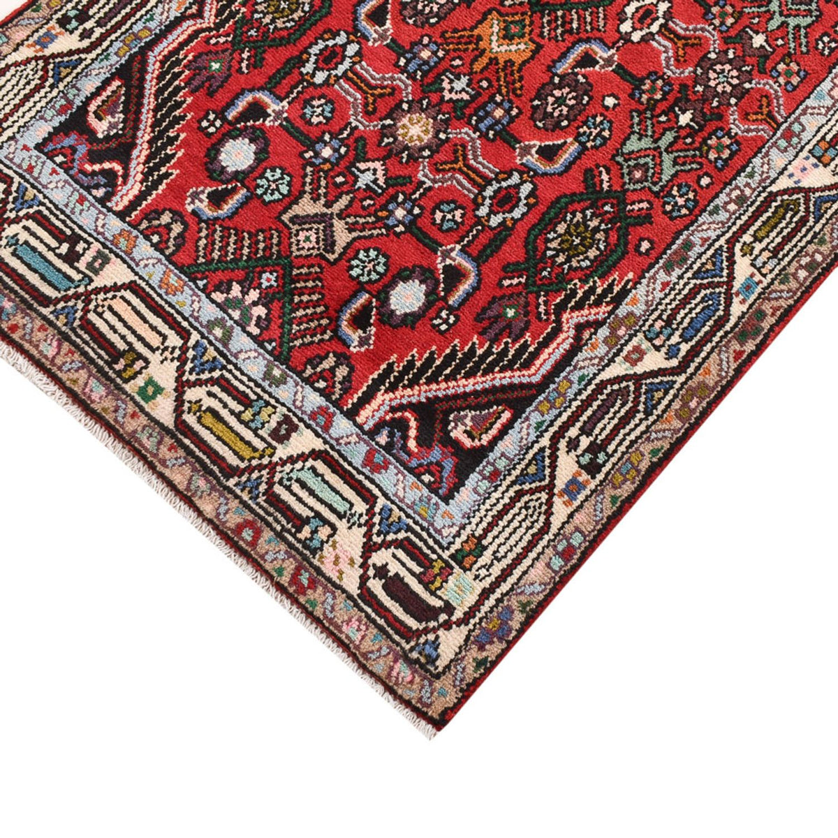 Alfombra de pasillo Alfombra persa - Nómada - 235 x 76 cm - rojo