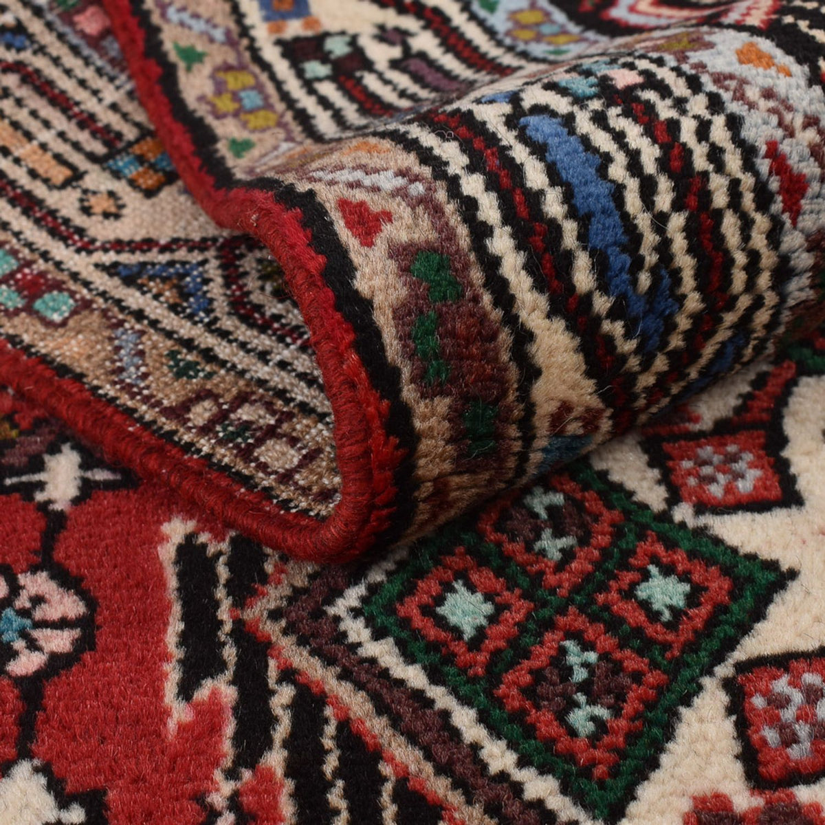 Alfombra de pasillo Alfombra persa - Nómada - 235 x 76 cm - rojo