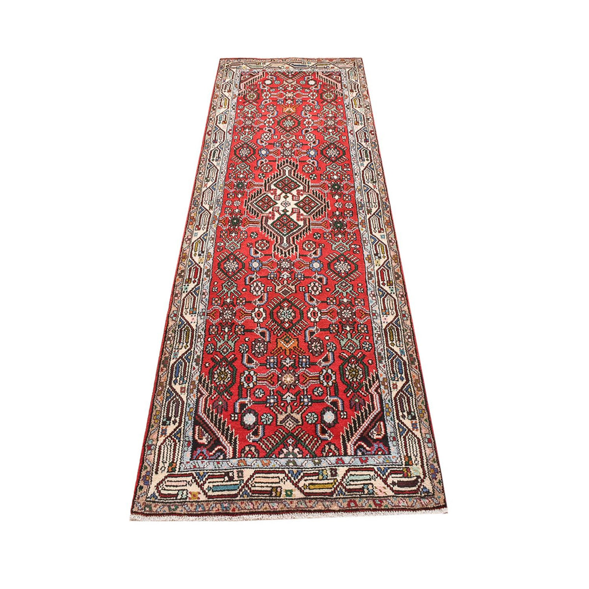 Alfombra de pasillo Alfombra persa - Nómada - 235 x 76 cm - rojo
