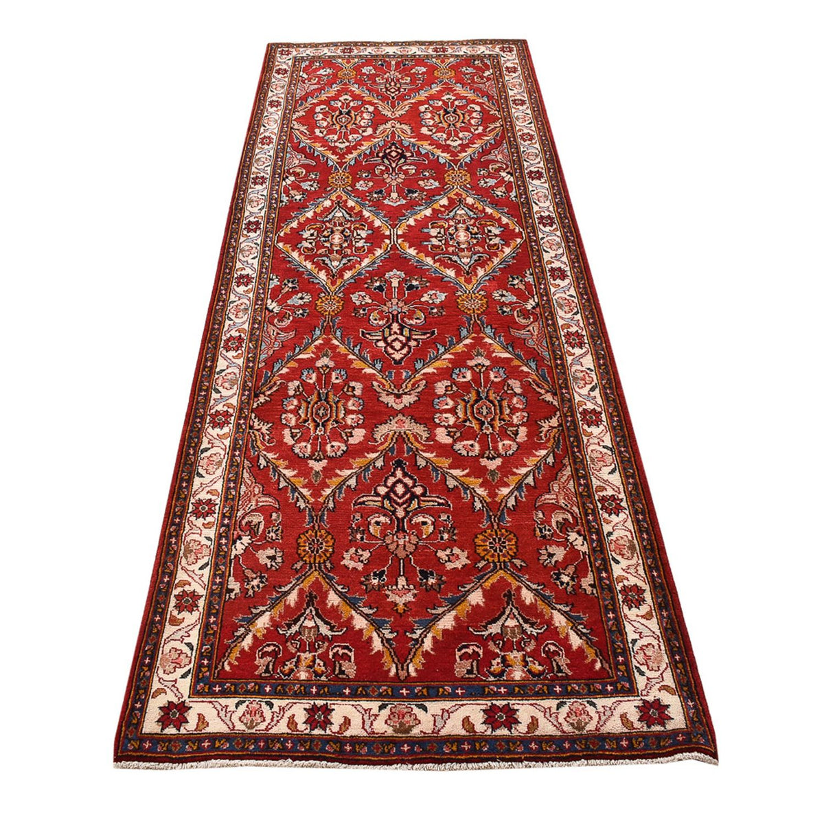 Alfombra de pasillo Alfombra persa - Clásica - 276 x 93 cm - rojo