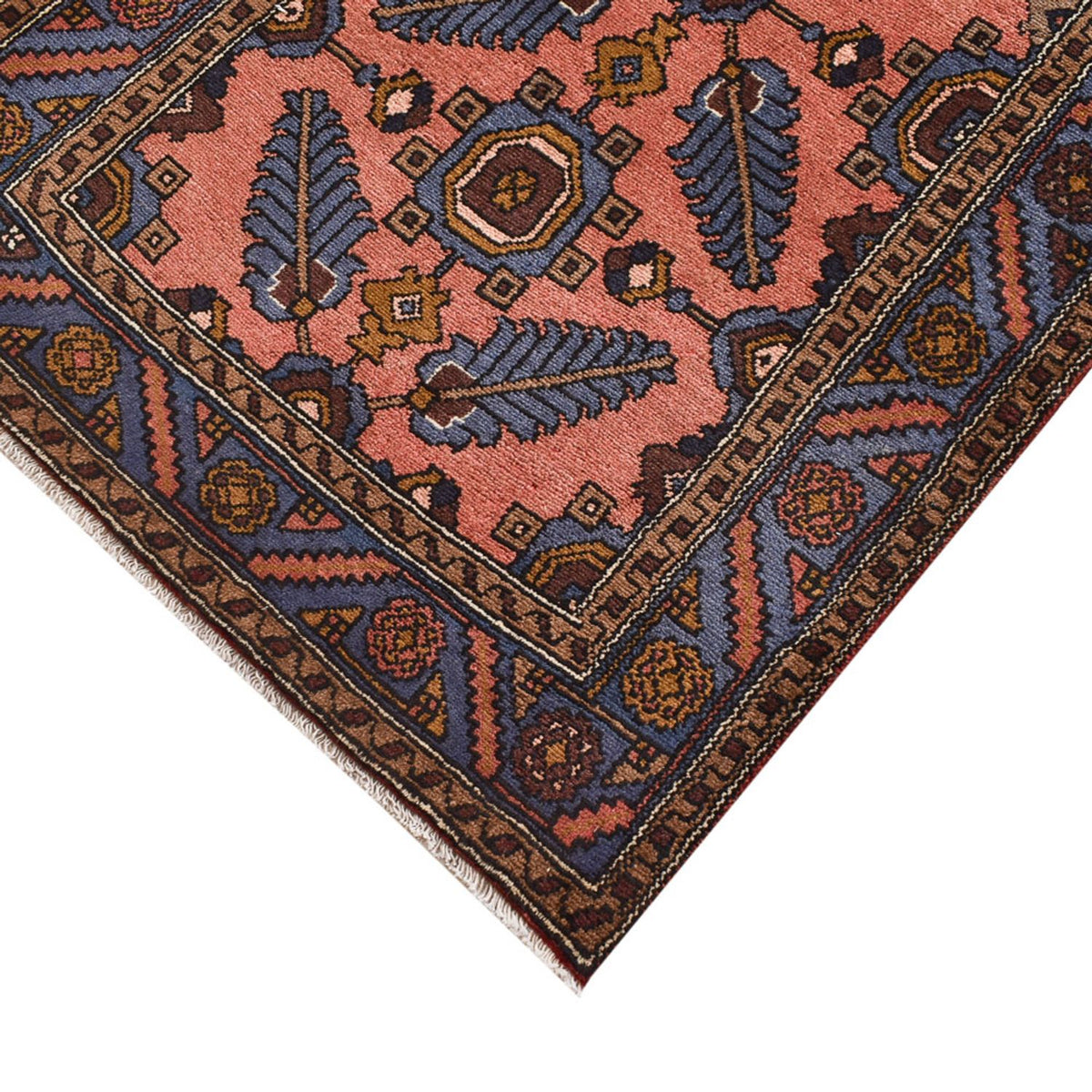Alfombra de pasillo Alfombra persa - Nómada - 308 x 80 cm - rojo claro