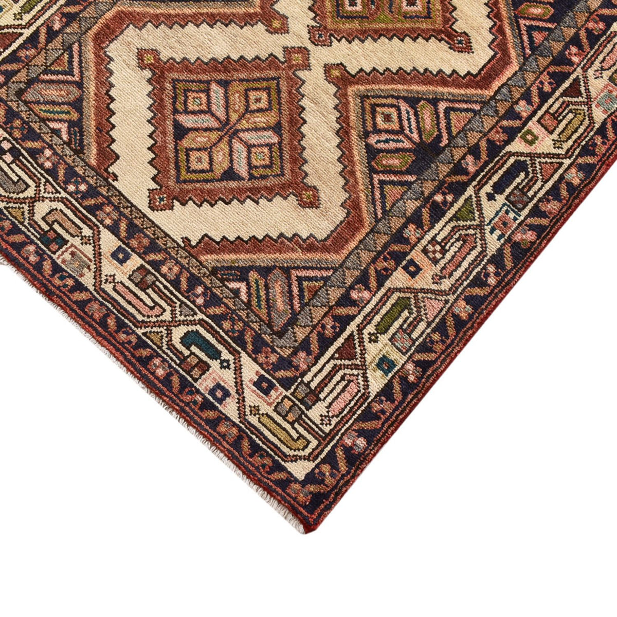 Alfombra de pasillo Alfombra persa - Nómada - 280 x 75 cm - beige claro