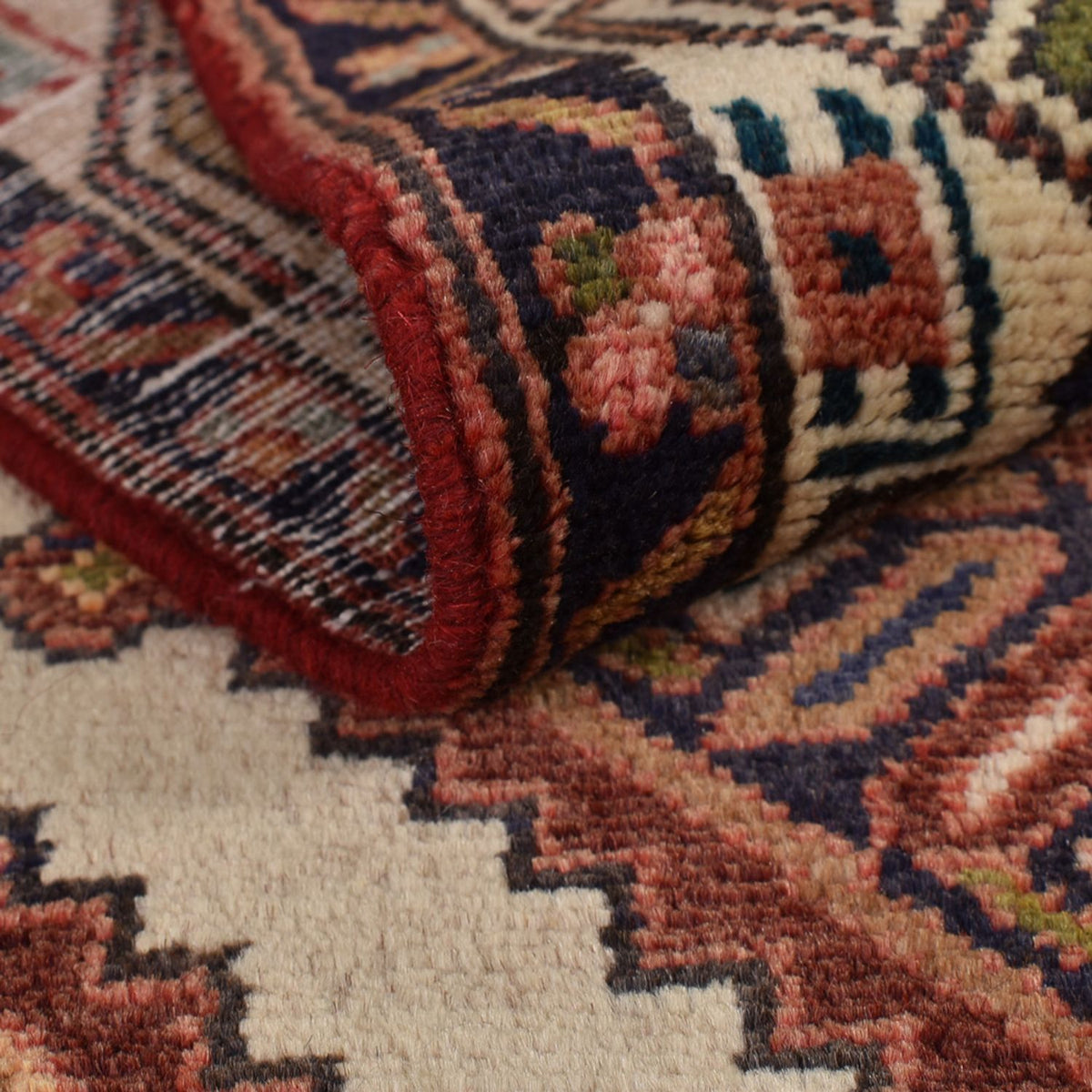 Alfombra de pasillo Alfombra persa - Nómada - 280 x 75 cm - beige claro