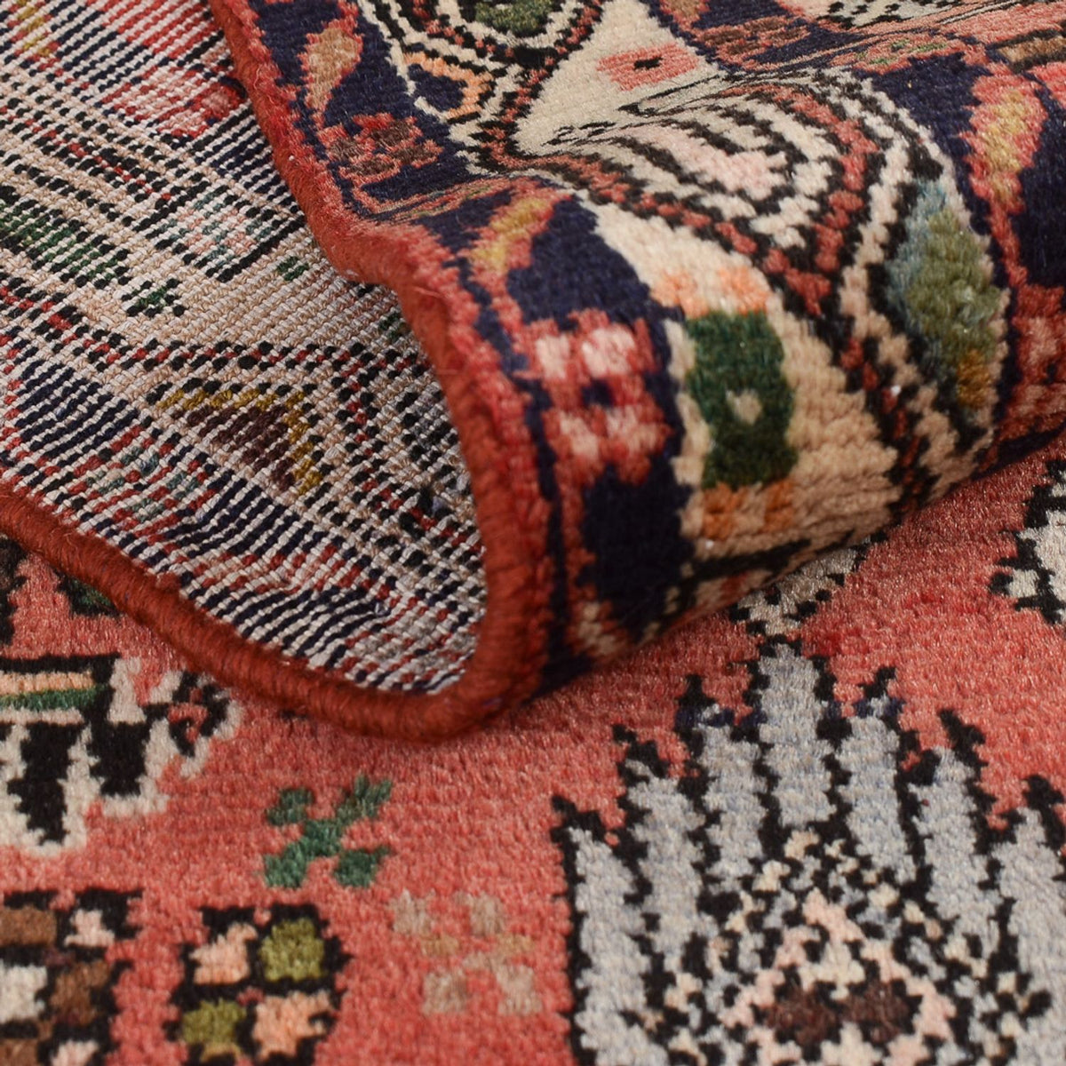 Alfombra de pasillo Alfombra persa - Nómada - 286 x 75 cm - rojo claro