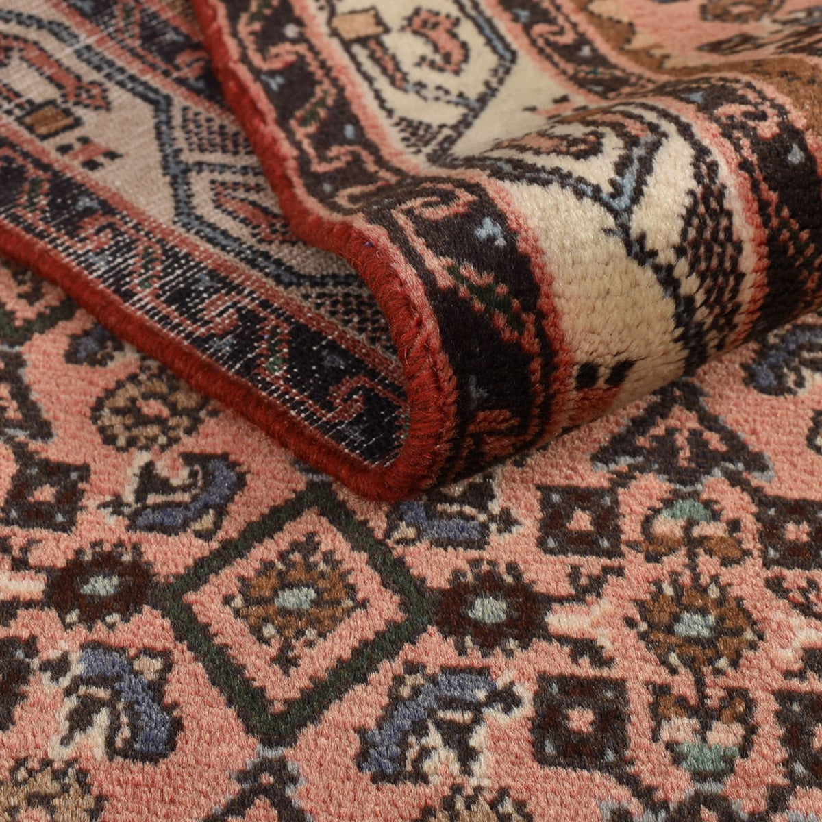 Alfombra de pasillo Alfombra persa - Nómada - 295 x 85 cm - beige oscuro
