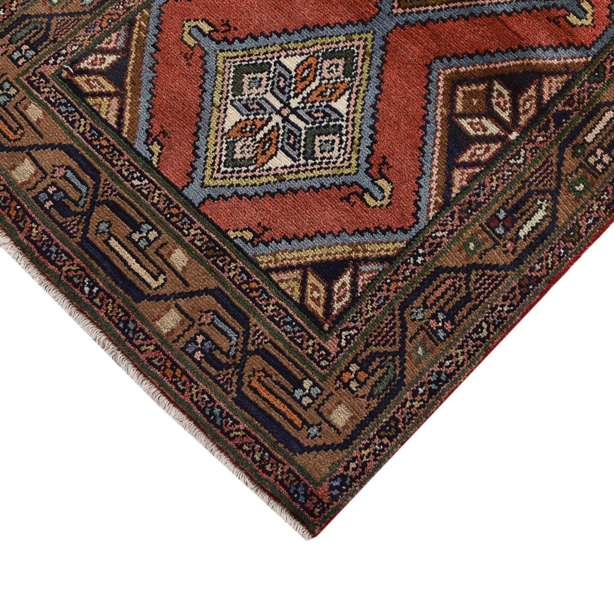 Alfombra de pasillo Alfombra persa - Nómada - 281 x 75 cm - rojo