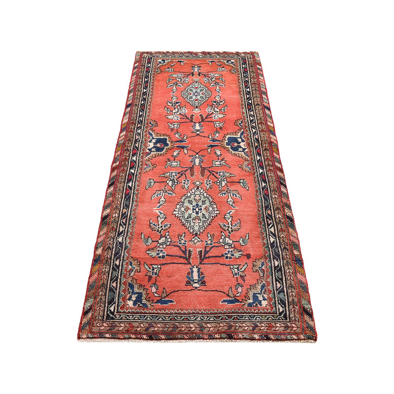 Alfombra de pasillo Alfombra persa - Nómada - 217 x 85 cm - naranja