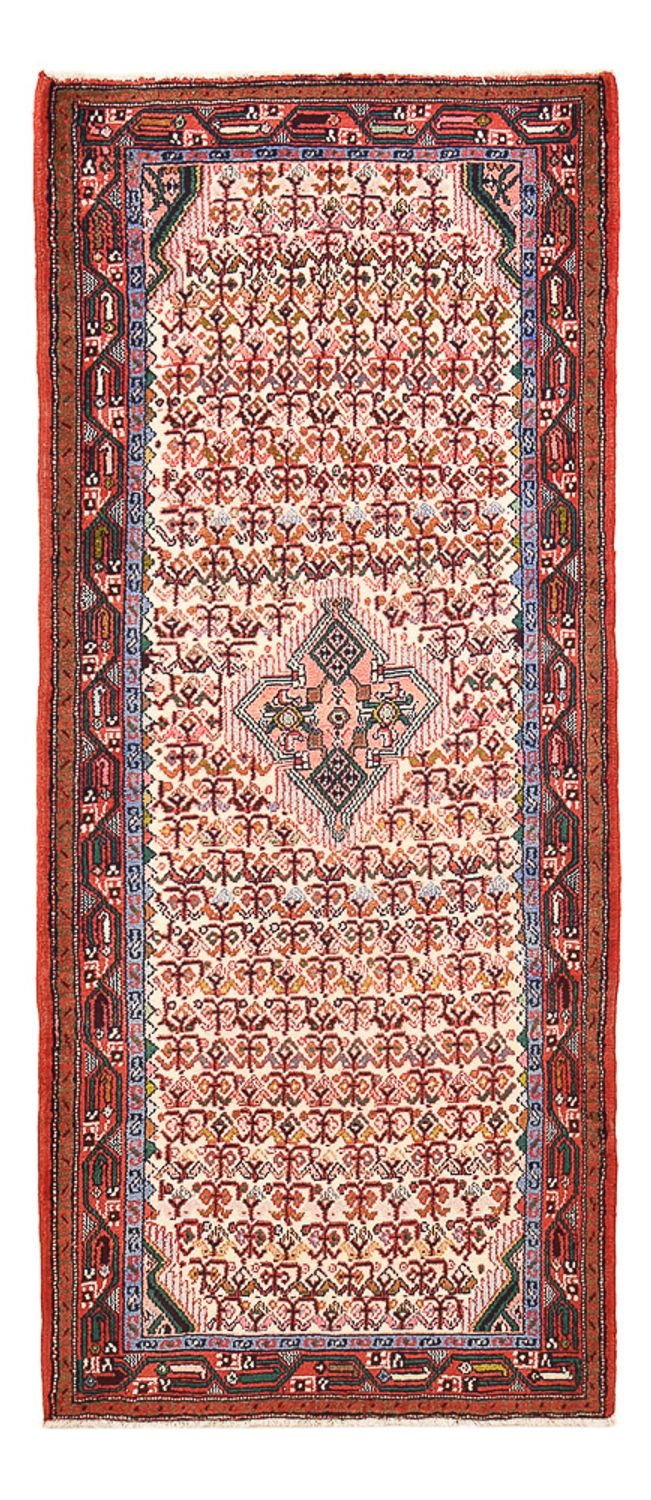 Alfombra de pasillo Alfombra persa - Nómada - 202 x 86 cm - rojo claro