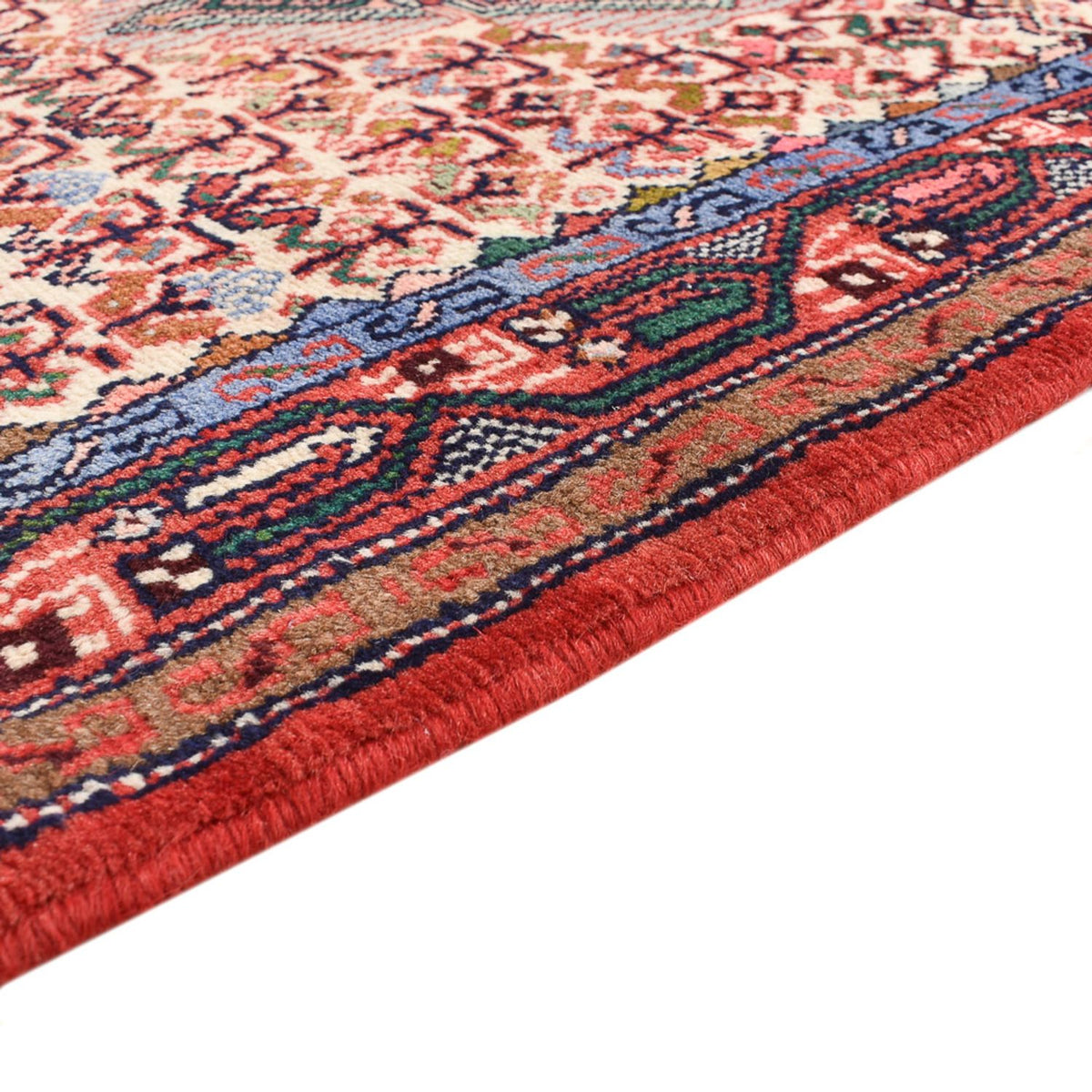 Alfombra de pasillo Alfombra persa - Nómada - 202 x 86 cm - rojo claro