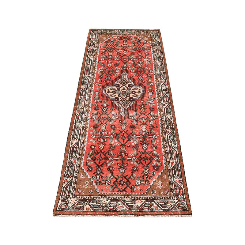 Alfombra de pasillo Alfombra persa - Nómada - 203 x 74 cm - rojo claro