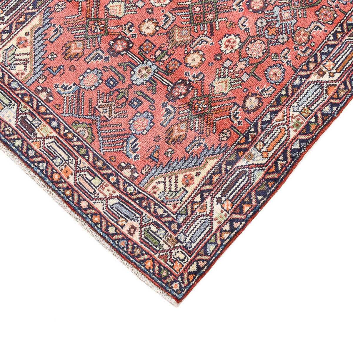 Alfombra de pasillo Alfombra persa - Nómada - 194 x 77 cm - rojo claro