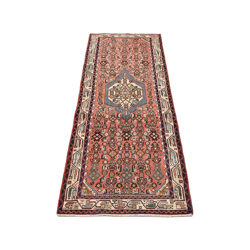 Alfombra de pasillo Alfombra persa - Nómada - 212 x 80 cm - rojo claro