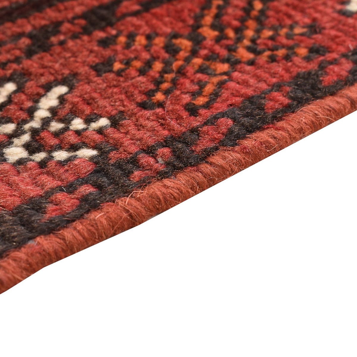 Alfombra Turkaman - 100 x 58 cm - rojo claro