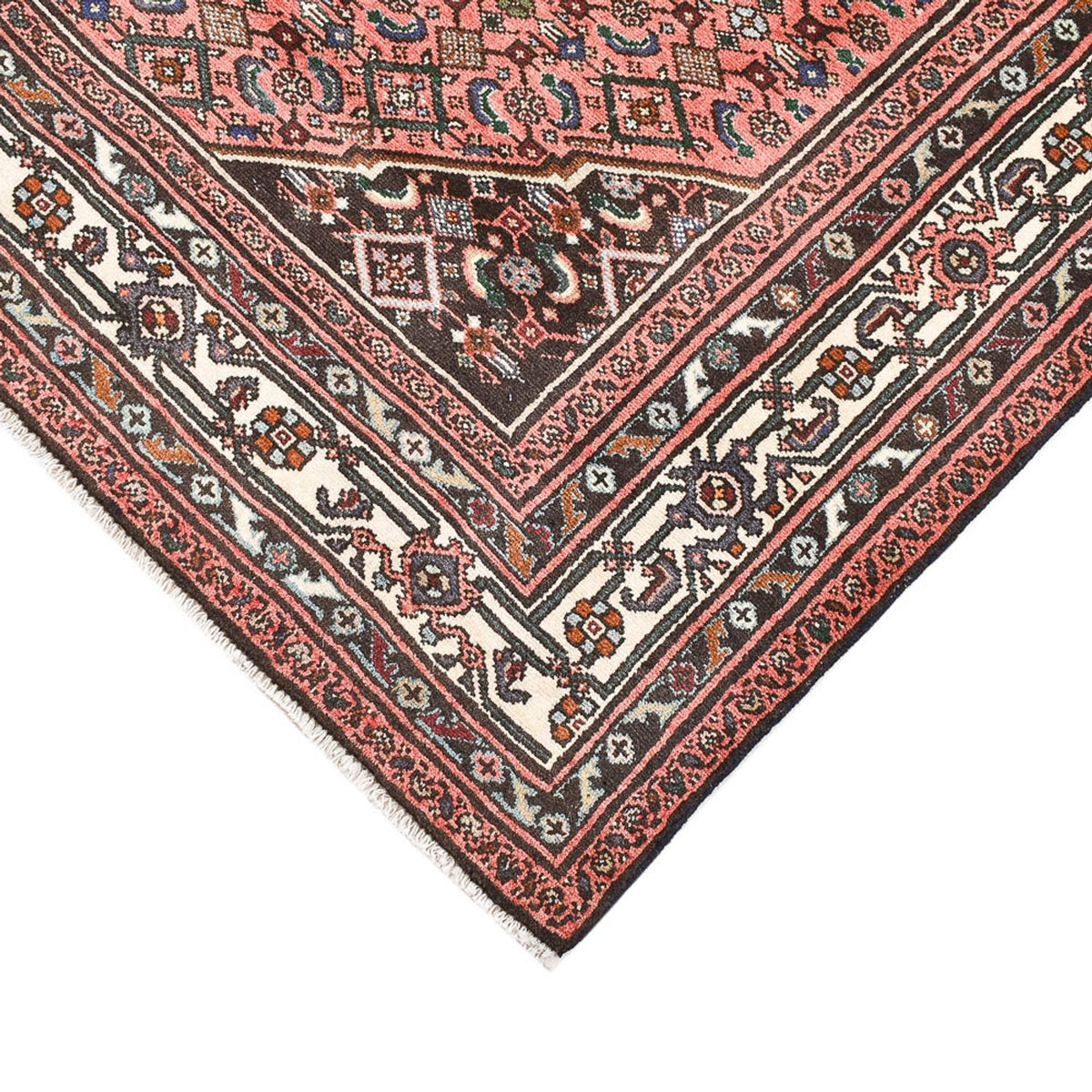 Alfombra persa - Nómada - 198 x 155 cm - rojo claro