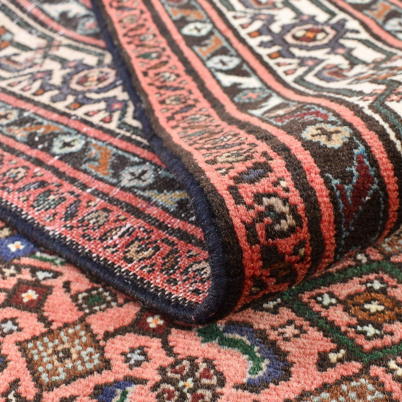 Alfombra persa - Nómada - 198 x 155 cm - rojo claro