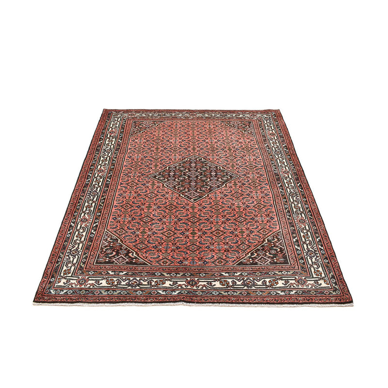 Alfombra persa - Nómada - 198 x 155 cm - rojo claro