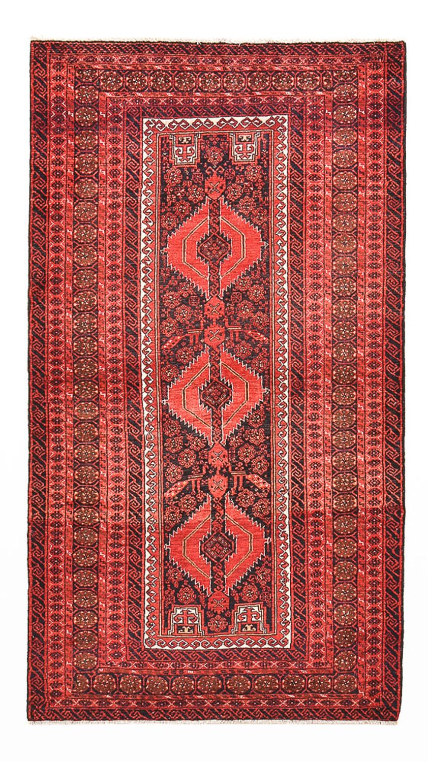 Alfombra de pasillo Alfombra Belutsch - 180 x 100 cm - rojo