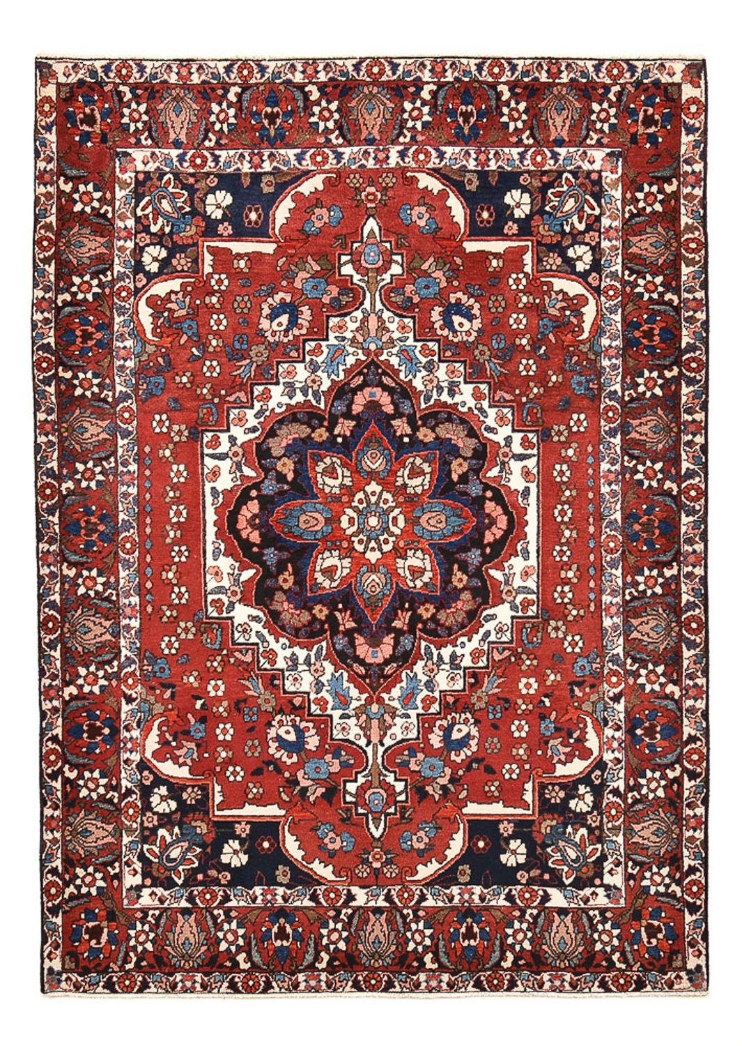 Alfombra persa - Nómada - 205 x 142 cm - rojo