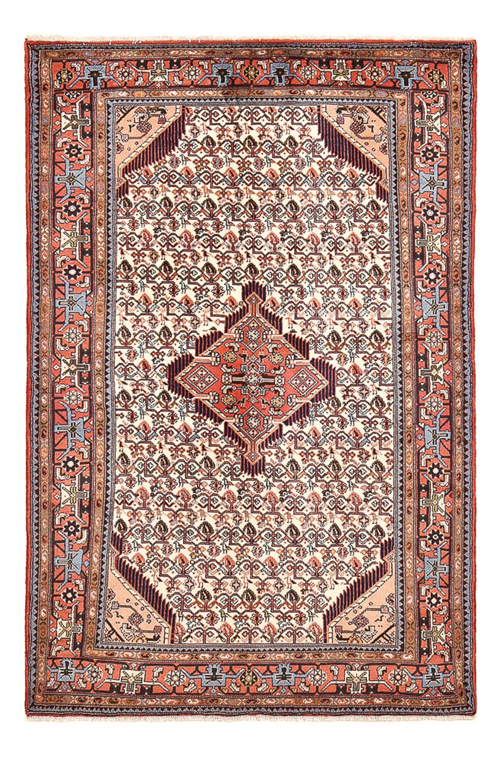 Alfombra persa - Nómada - 204 x 128 cm - arena