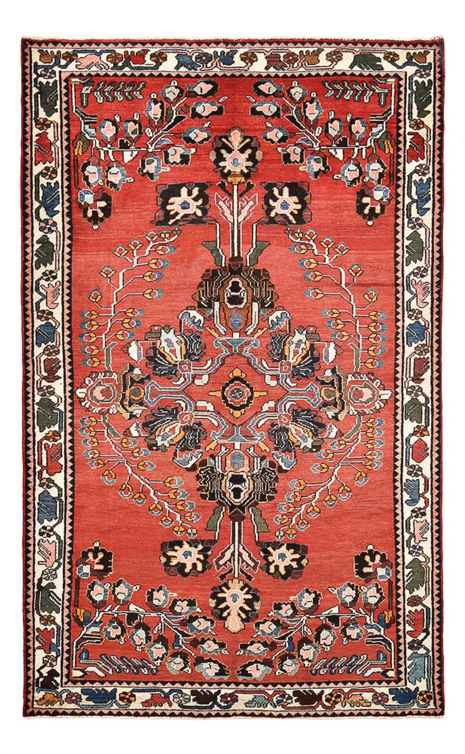 Alfombra persa - Nómada - 267 x 162 cm - rojo