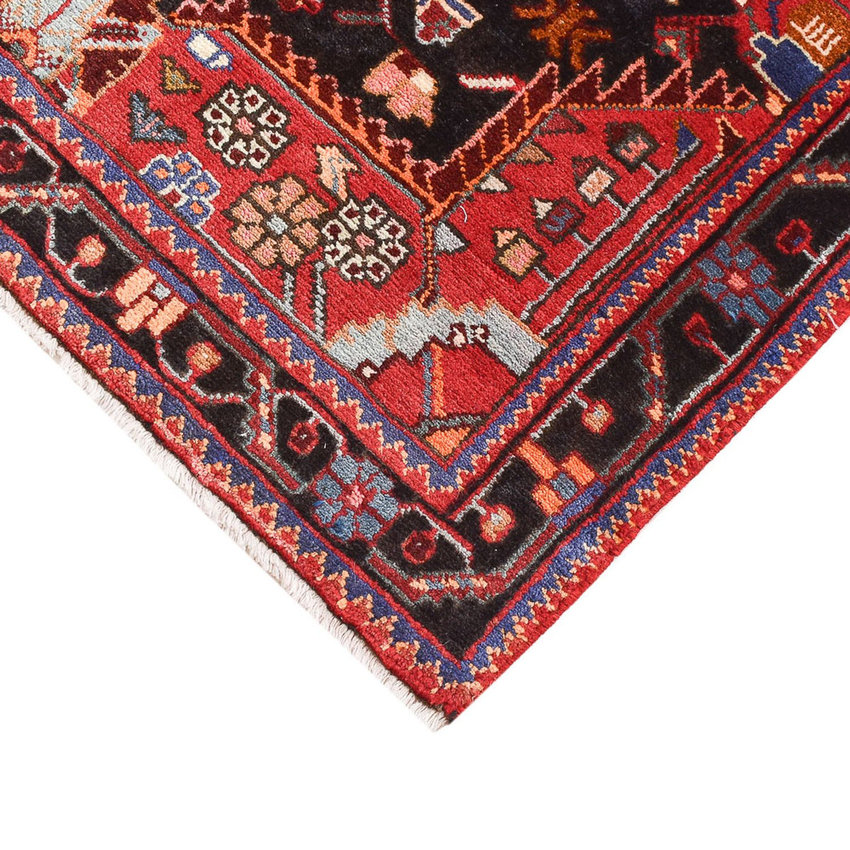 Alfombra persa - Nómada - 147 x 100 cm - rojo