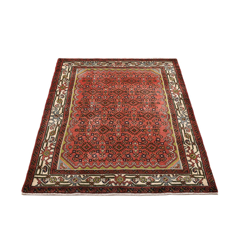 Alfombra persa - Nómada - 148 x 108 cm - rojo claro