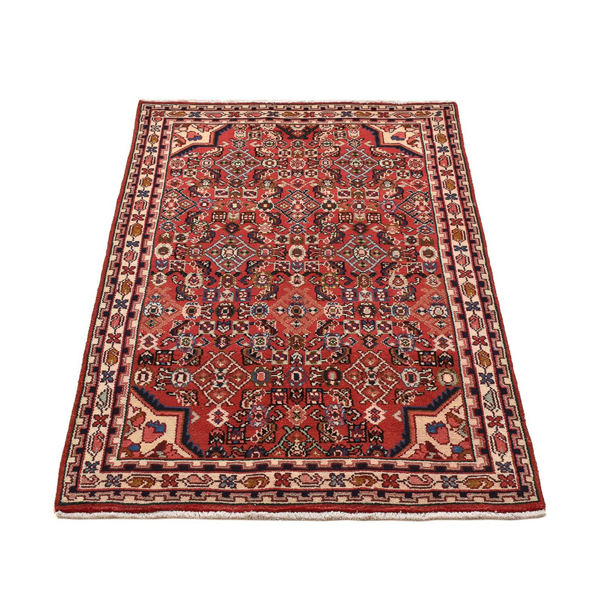 Alfombra persa - Nómada - 142 x 87 cm - rojo