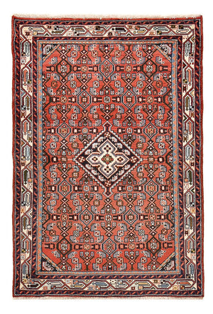 Alfombra persa - Nómada - 142 x 94 cm - rojo