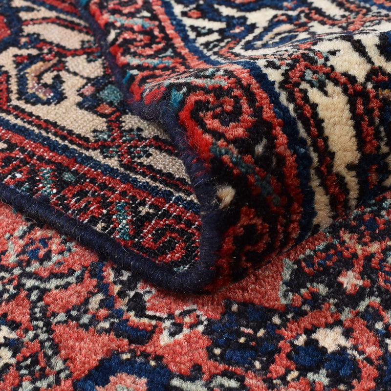Alfombra persa - Nómada - 151 x 103 cm - rojo claro