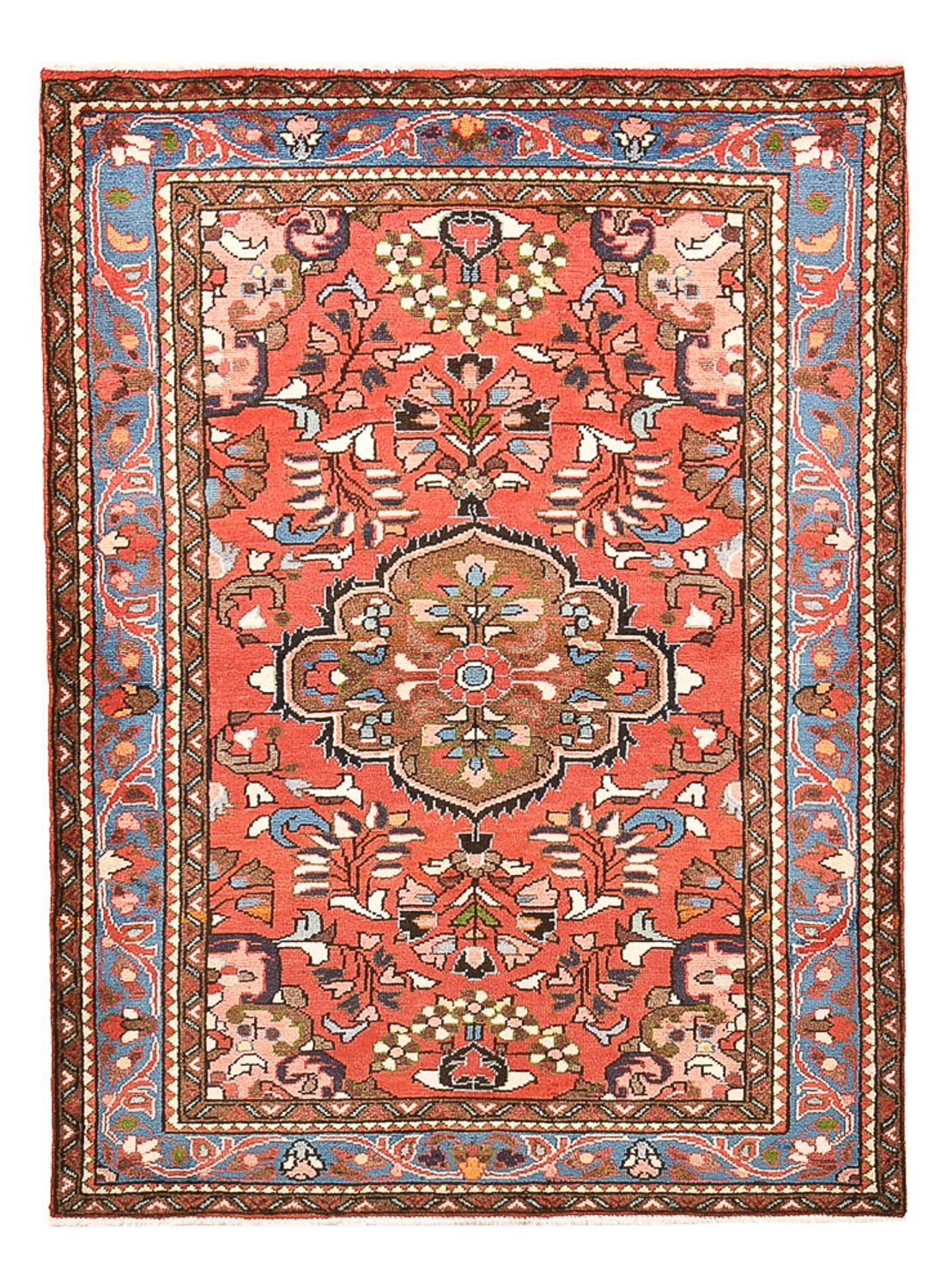 Alfombra persa - Nómada - 157 x 112 cm - rojo