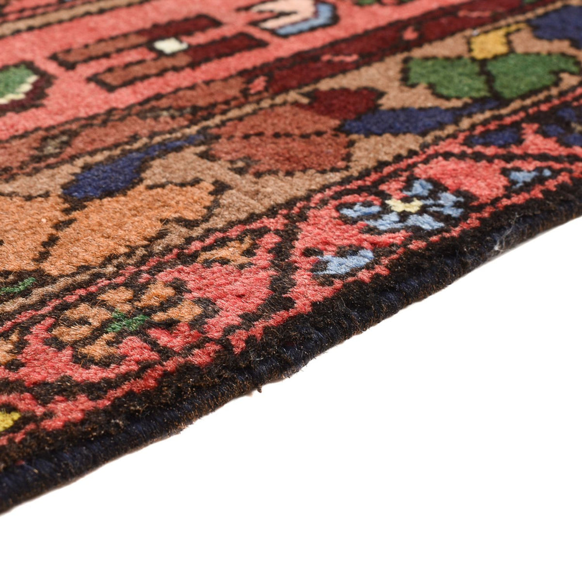 Alfombra persa - Nómada - 155 x 104 cm - rojo claro